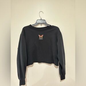 Hollister butterfly crewneck